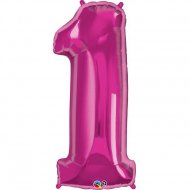 Ballon G�ant Chiffre 1 Rose