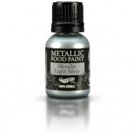 Peinture comestible Argent M�tallis� (25 ml)