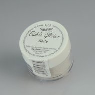 Poudre Paillettes comestibles Blanc (5 g)
