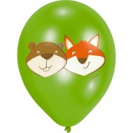 6 Ballons Renard et Castor