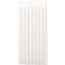 16 Bougies El�gance (12 cm) - Blanc Scintillant images:#0