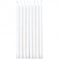 16 Bougies El�gance (12 cm) - Blanc
