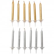 Kit 24 Bougie - Harmonie Or/Argent