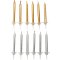Kit 24 Bougie - Harmonie Or/Argent images:#0