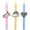 3 Bougies Pastels Licorne images:#0