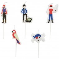 5 Mini Bougies Pirate