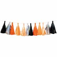 Guirlande Tassel - Orange/Iridescent/Noir