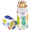 Set de 12 crayons de Couleur Monstres Rigolos images:#0