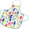 Tablier Monstres Rigolos (3-6 ans) - Coton plastifi� images:#0