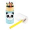 12 Crayons de Couleurs + Taille Crayon Miko le Panda images:#1