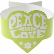 6 Ronds de serviettes Hippie Vert