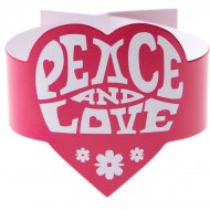 6 Ronds de serviettes Hippie Fuchsia