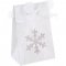 4 Bo�tes Cadeaux Flocons et Paillettes Blanc images:#1