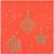 20 Serviettes No�l  Chic Rouge
