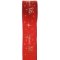 Ruban Large Joyeuses F�tes Rouge (5 m) images:#0