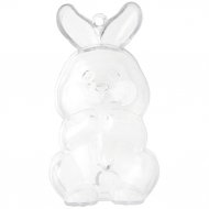 Lapin de P�ques � remplir et suspendre (9 cm) - Plastique