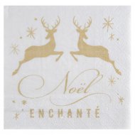 20 Serviettes No�l Enchant�