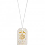 12 Etiquettes Marque-places No�l Enchant� (8 cm)