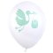 8 Ballons Baby Shower Turquoise images:#0