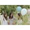 8 Ballons Baby Shower Turquoise images:#1