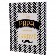 Carnet Mon Papa il assure grave (16 cm)