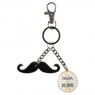 Porte-Cl� M�daillon Mon Papa qui d�chire