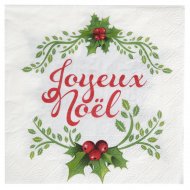 20 Serviettes Joyeux No�l