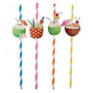 8 Pailles Tutti Frutti Cocktail Party