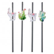 8 Pailles Lama Fiesta