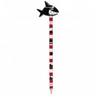Crayon avec figurine Capt'n Sharky