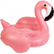 Porte Gobelets Gonflable Flamant Rose