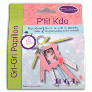 Gri-Gri Porte cl� Papillon