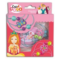 Kit Cr�a 2 Bracelets Fleur et papillon