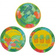 12 Mini Assiettes Paradis Tropical