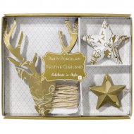 Kit Guirlande Cerf No�l Dor�