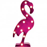 Lampe Led Flamant rose (52 cm) - M�tal