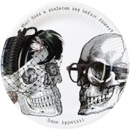 8 Assiettes M. et Mme T�te de Mort