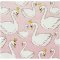 16 Petites Serviettes Cygne Pinky images:#0