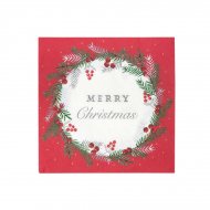 20 Serviettes Merry Christmas