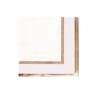 16 Serviettes El�gance Rose Gold
