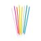16 Maxi Bougies Arc en Ciel (18 cm) images:#0
