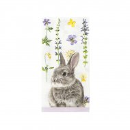 20 Serviettes Lapin Flowers