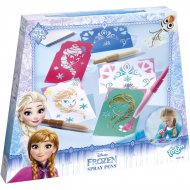 Kit Cr�atif Pochoirs et stylos Spray - Reine des Neiges