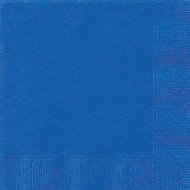 20 Serviettes Bleu Oc�an