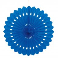 1 Eventail D�co Bleu (40 cm)