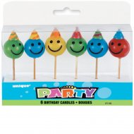 6 Bougies pics smiley