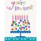 8 Invitations Happy Birthday Confetti images:#0
