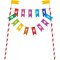 Kit D�cors � G�teau Happy Birthday Rainbow images:#0