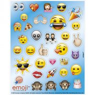 4 Planches de stickers Emoji Smiley