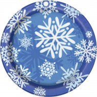 8 Assiettes Flocons d'Hiver